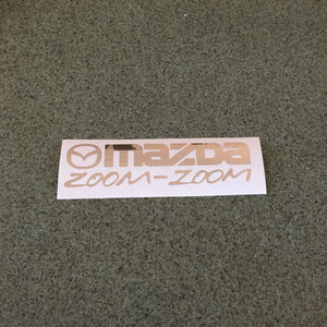 Fast Lane Graphix: Mazda Zoom Zoom Sticker,Silver Chrome, stickers, decals, vinyl, custom, car, love, automotive, cheap, cool, Graphics, decal, nice