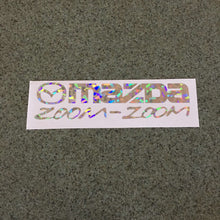 Fast Lane Graphix: Mazda Zoom Zoom Sticker,Holographic Silver Flake, stickers, decals, vinyl, custom, car, love, automotive, cheap, cool, Graphics, decal, nice