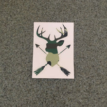 Fast Lane Graphix: Deer Head Arrow Sticker,Army Camo, stickers, decals, vinyl, custom, car, love, automotive, cheap, cool, Graphics, decal, nice