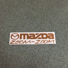 Fast Lane Graphix: Mazda Zoom Zoom Sticker,Copper Metallic, stickers, decals, vinyl, custom, car, love, automotive, cheap, cool, Graphics, decal, nice