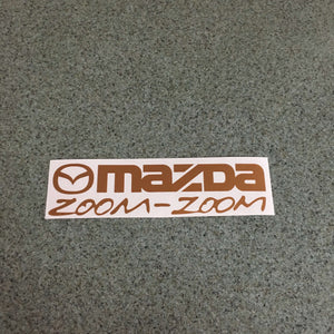 Fast Lane Graphix: Mazda Zoom Zoom Sticker,Copper Metallic, stickers, decals, vinyl, custom, car, love, automotive, cheap, cool, Graphics, decal, nice