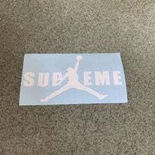 Fast Lane Graphix: Supreme Air Jordan Sticker,White, stickers, decals, vinyl, custom, car, love, automotive, cheap, cool, Graphics, decal, nice