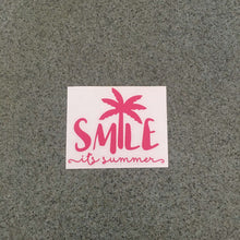 Fast Lane Graphix: Smile It's Summer Sticker,Pink, stickers, decals, vinyl, custom, car, love, automotive, cheap, cool, Graphics, decal, nice