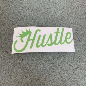 Fast Lane Graphix: Hustle Sticker,Lime Green, stickers, decals, vinyl, custom, car, love, automotive, cheap, cool, Graphics, decal, nice