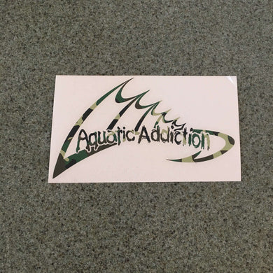 Fast Lane Graphix: Aquatic Addiction Sticker,Army Camo, stickers, decals, vinyl, custom, car, love, automotive, cheap, cool, Graphics, decal, nice