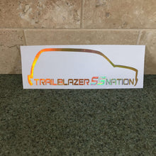 Fast Lane Graphix: Trailblazer SS Nation TBSS Sticker,Holographic Gold Chrome, stickers, decals, vinyl, custom, car, love, automotive, cheap, cool, Graphics, decal, nice