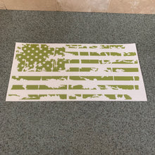 Fast Lane Graphix: Distressed American Flag Sticker,Matte Olive, stickers, decals, vinyl, custom, car, love, automotive, cheap, cool, Graphics, decal, nice