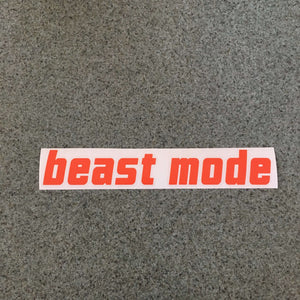 Fast Lane Graphix: Beast Mode Sticker,Orange, stickers, decals, vinyl, custom, car, love, automotive, cheap, cool, Graphics, decal, nice