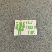 Fast Lane Graphix: Can't Touch This Cactus Sticker,Lime Green, stickers, decals, vinyl, custom, car, love, automotive, cheap, cool, Graphics, decal, nice