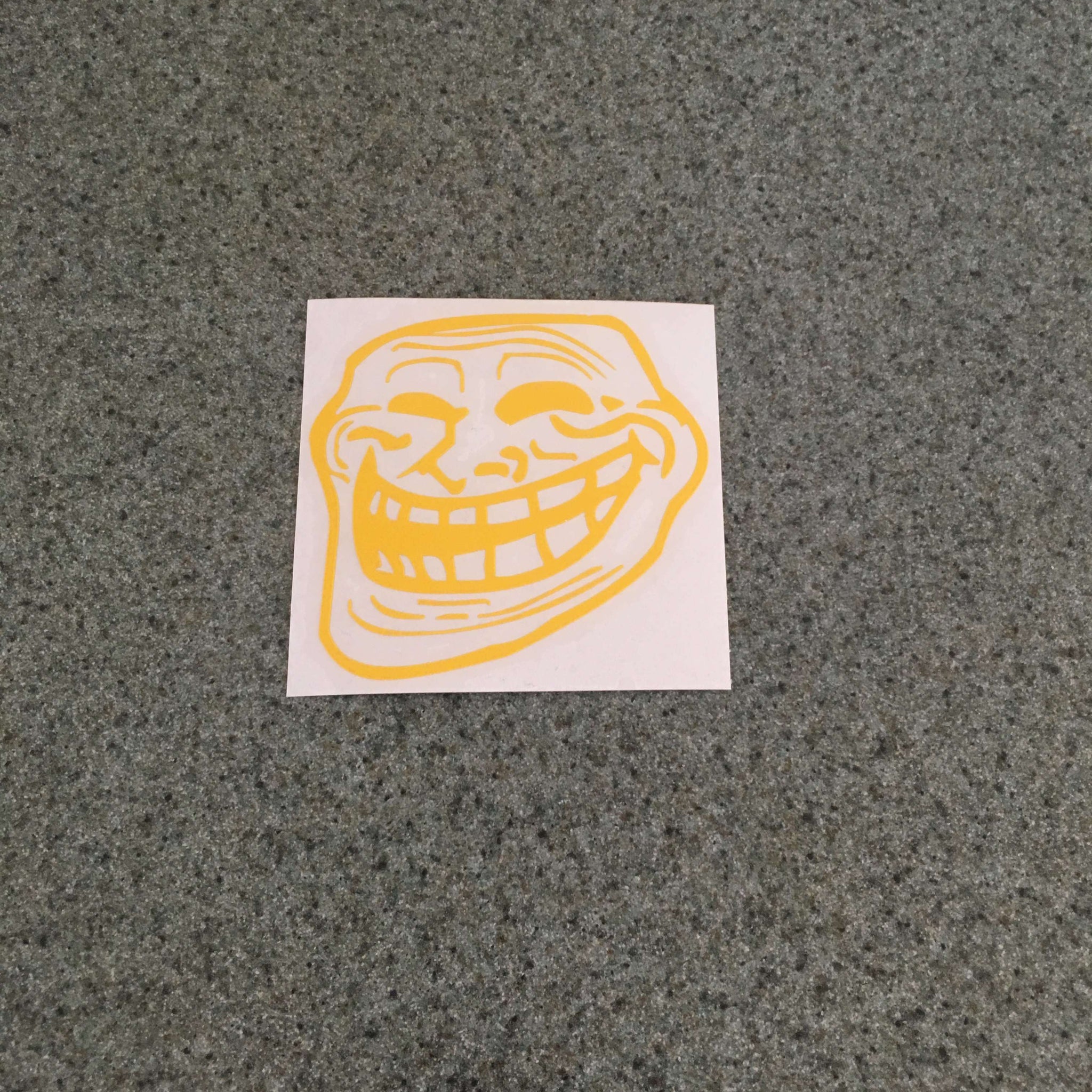 Troll Face Meme Sticker Vinyl Decal - Car Window Trollface Wall