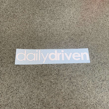 Fast Lane Graphix: Daily Driven V1 Sticker,White, stickers, decals, vinyl, custom, car, love, automotive, cheap, cool, Graphics, decal, nice