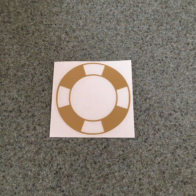 Fast Lane Graphix: Lifesaver Raft Sticker,Gold Metallic, stickers, decals, vinyl, custom, car, love, automotive, cheap, cool, Graphics, decal, nice