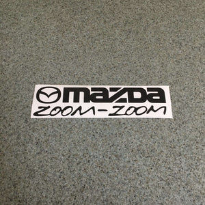 Fast Lane Graphix: Mazda Zoom Zoom Sticker,Matte Black, stickers, decals, vinyl, custom, car, love, automotive, cheap, cool, Graphics, decal, nice
