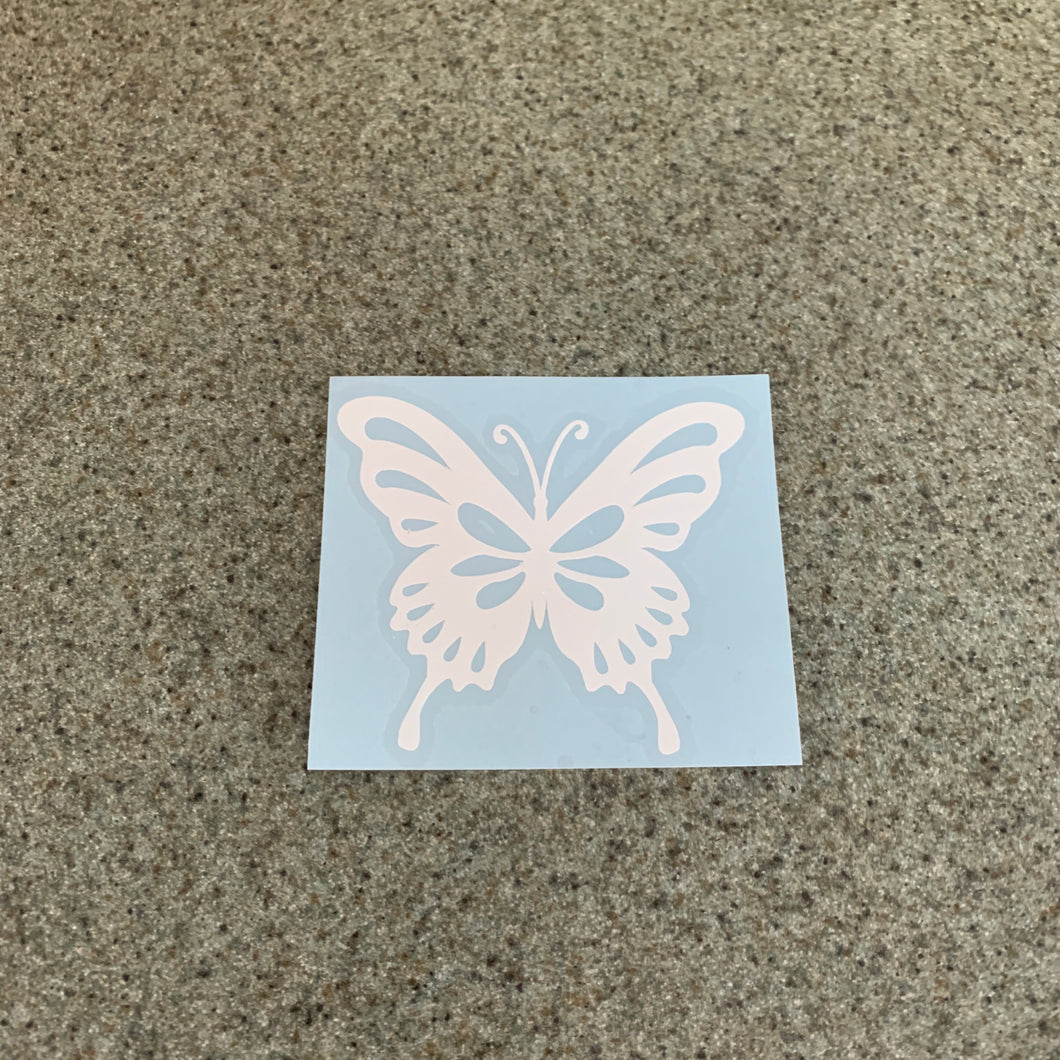 Fast Lane Graphix: Butterfly V1 Sticker,White, stickers, decals, vinyl, custom, car, love, automotive, cheap, cool, Graphics, decal, nice