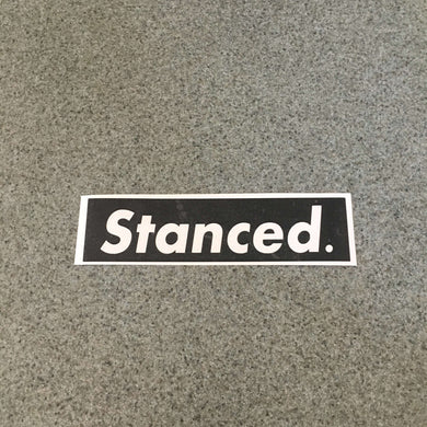 Fast Lane Graphix: Stanced Sticker,Black, stickers, decals, vinyl, custom, car, love, automotive, cheap, cool, Graphics, decal, nice