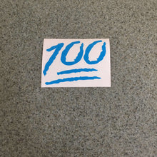 Fast Lane Graphix: 100 Emoji Sticker,Light Blue, stickers, decals, vinyl, custom, car, love, automotive, cheap, cool, Graphics, decal, nice