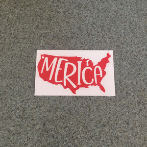 Fast Lane Graphix: 'Merica USA Sticker,Red, stickers, decals, vinyl, custom, car, love, automotive, cheap, cool, Graphics, decal, nice