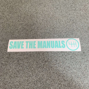 Fast Lane Graphix: Save The Manuals Stickers,Mint, stickers, decals, vinyl, custom, car, love, automotive, cheap, cool, Graphics, decal, nice