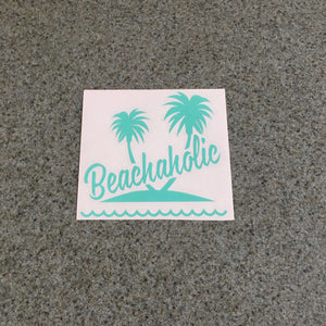Fast Lane Graphix: Beachaholic Sticker,Mint, stickers, decals, vinyl, custom, car, love, automotive, cheap, cool, Graphics, decal, nice