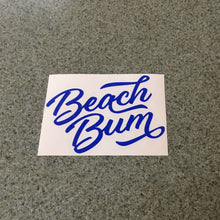 Fast Lane Graphix: Beach Bum Sticker,Brilliant Blue, stickers, decals, vinyl, custom, car, love, automotive, cheap, cool, Graphics, decal, nice