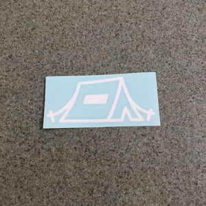 Fast Lane Graphix: Camping Tent Sticker,White, stickers, decals, vinyl, custom, car, love, automotive, cheap, cool, Graphics, decal, nice