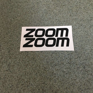 Fast Lane Graphix: Zoom Zoom Mazda Sticker,Matte Black, stickers, decals, vinyl, custom, car, love, automotive, cheap, cool, Graphics, decal, nice