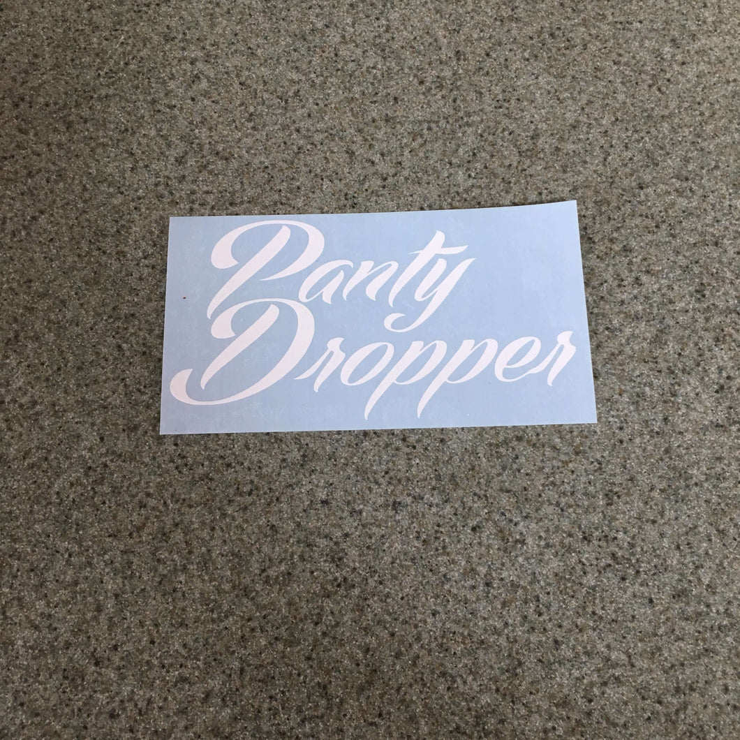 Fast Lane Graphix: Panty Dropper Sticker,White, stickers, decals, vinyl, custom, car, love, automotive, cheap, cool, Graphics, decal, nice
