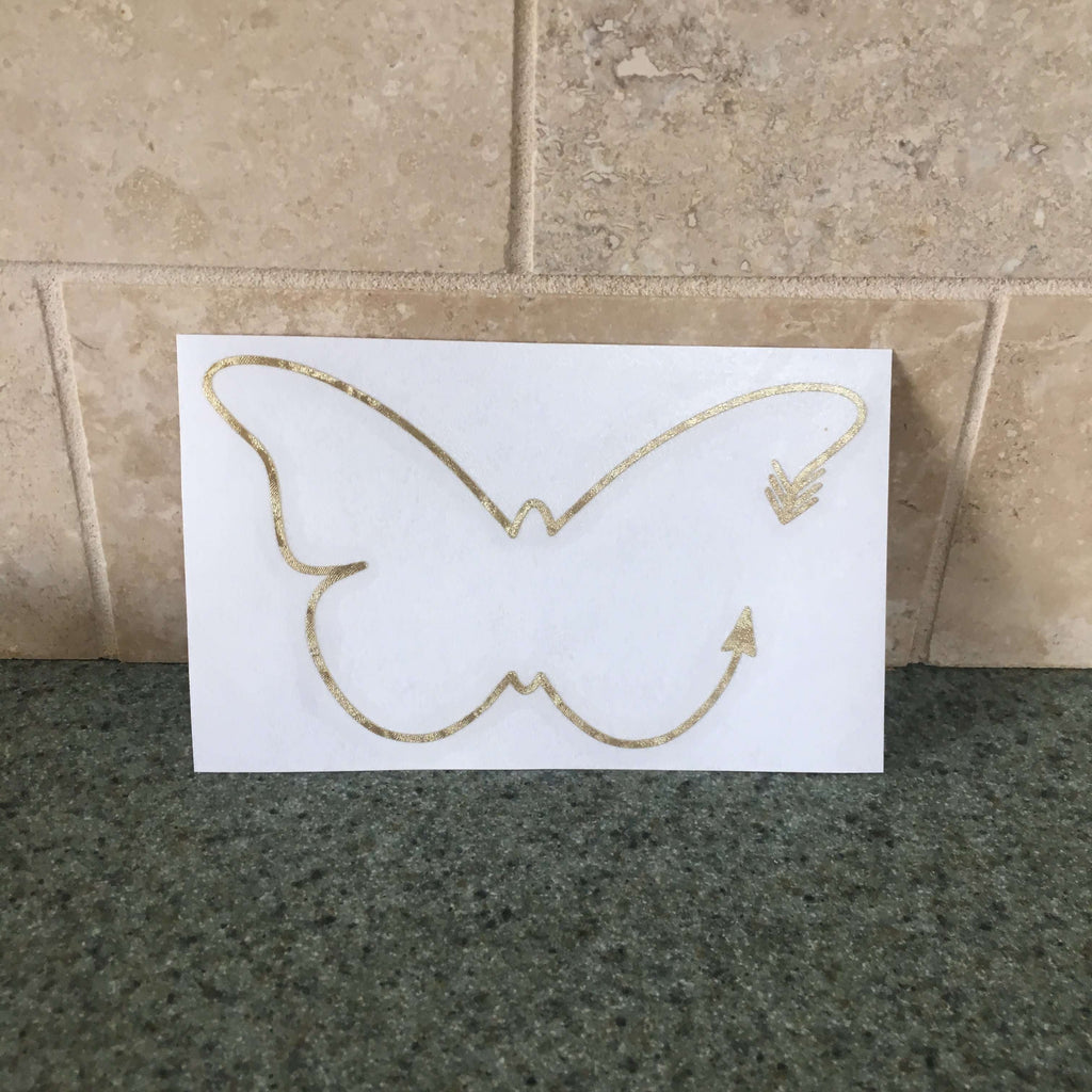 Butterfly Arrow Sticker
