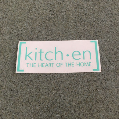 Fast Lane Graphix: Kitchen The Heart Of The Home Sticker,Mint, stickers, decals, vinyl, custom, car, love, automotive, cheap, cool, Graphics, decal, nice