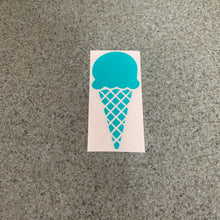 Fast Lane Graphix: Ice Cream Cone Sticker,Turquoise, stickers, decals, vinyl, custom, car, love, automotive, cheap, cool, Graphics, decal, nice