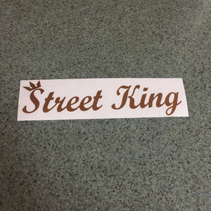 Fast Lane Graphix: Street King Sticker,Copper Metallic, stickers, decals, vinyl, custom, car, love, automotive, cheap, cool, Graphics, decal, nice