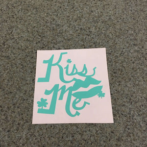 Fast Lane Graphix: Kiss Me Sticker,Mint, stickers, decals, vinyl, custom, car, love, automotive, cheap, cool, Graphics, decal, nice