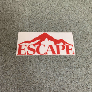 Fast Lane Graphix: Escape Mountain Sticker,Red, stickers, decals, vinyl, custom, car, love, automotive, cheap, cool, Graphics, decal, nice