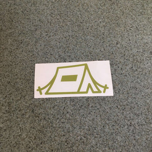 Fast Lane Graphix: Camping Tent Sticker,Matte Olive, stickers, decals, vinyl, custom, car, love, automotive, cheap, cool, Graphics, decal, nice