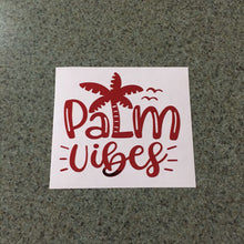 Fast Lane Graphix: Palm Vibes Sticker,Red Chrome, stickers, decals, vinyl, custom, car, love, automotive, cheap, cool, Graphics, decal, nice