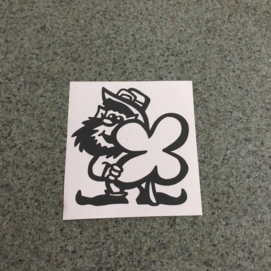 Fast Lane Graphix: Leprechaun Sticker,Dark Grey, stickers, decals, vinyl, custom, car, love, automotive, cheap, cool, Graphics, decal, nice