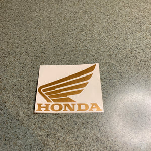Fast Lane Graphix: Honda Wing Logo Sticker,Copper Metallic, stickers, decals, vinyl, custom, car, love, automotive, cheap, cool, Graphics, decal, nice