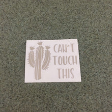 Fast Lane Graphix: Can't Touch This Cactus Sticker,Silver Chrome, stickers, decals, vinyl, custom, car, love, automotive, cheap, cool, Graphics, decal, nice