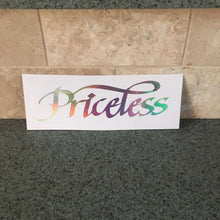 Fast Lane Graphix: Priceless Sticker,Holographic Silver Chrome, stickers, decals, vinyl, custom, car, love, automotive, cheap, cool, Graphics, decal, nice